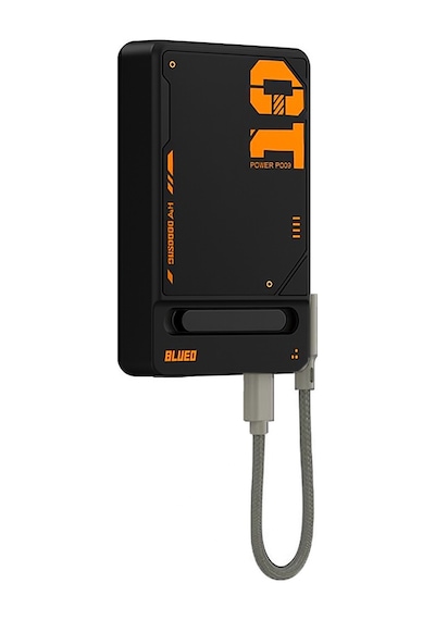 Pd 20w 5000mah Mf Magsafe Wireless Kablosuz Uyumlu Stand Type-c To Type-c Powerbank Şarj Aleti Siyah