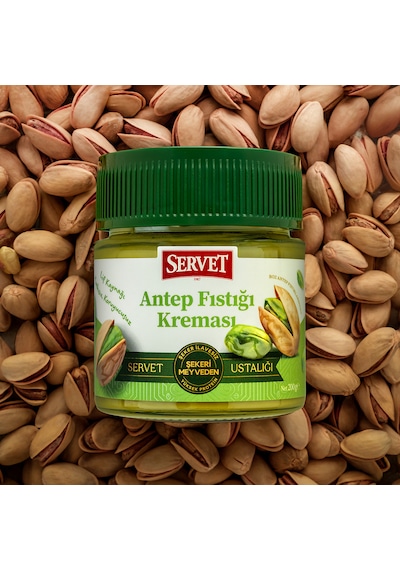 Servet Şekeri Meyveden Antep Fıstığı Kreması 200g