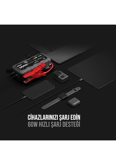 Noco Gbx55 12V 1750Amp Ultrasafe Lityum Akü Takviye +  Powerbank