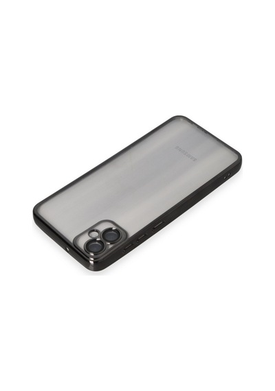 Samsung Galaxy A05 Uyumlu Kılıf Lensli Silikon - Siyah