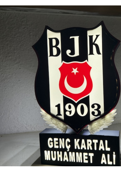 Siyah Beyaz Ledli Lamba