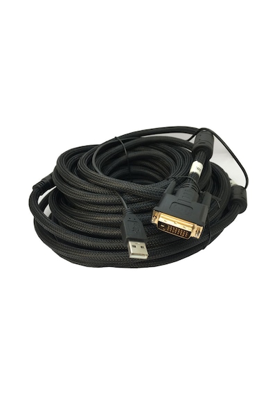 Dvı erkek erkek kablo dvı 24+1 usb power kablo 20 m