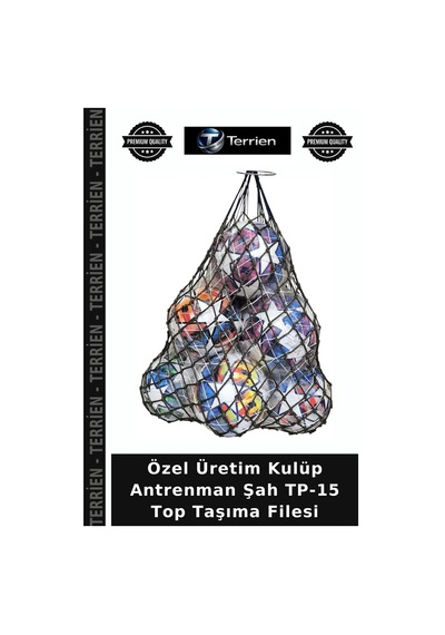 Özel Üretim Kulüp Antrenman Şah Tp-15 Top Taşıma Filesi Belirtilmemiş