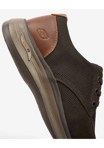 Skechers Arch Fit Darlo - Weedon Erkek Yeşil Günlük Ayakkabı 204463 Olbr
