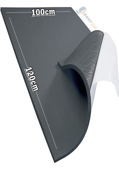 120cmx100cm 6mm Oto Ses Isı Yalıtım Kauçuk İzolasyon