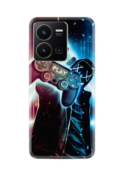 Vivo Y36 Kılıf Silikon Desen Özel Seri Play Me 1757