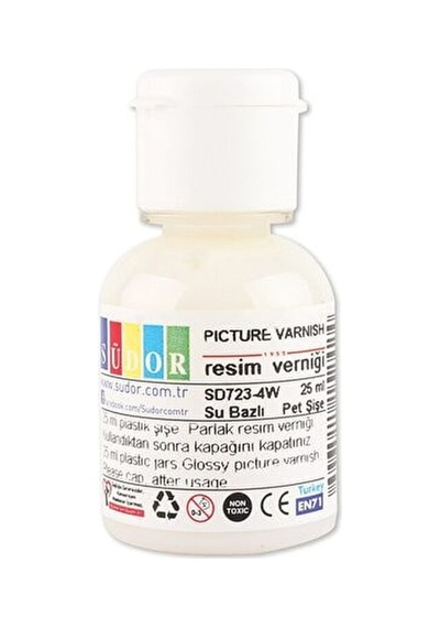 Südor Resim Verniği Su Bazlı 25 Ml Sd723-4w Çok Renkli