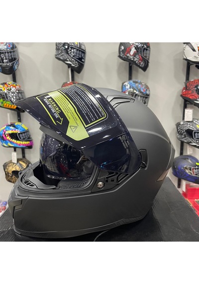 Mts M-910 Full Face Kask Mat Black Siyah