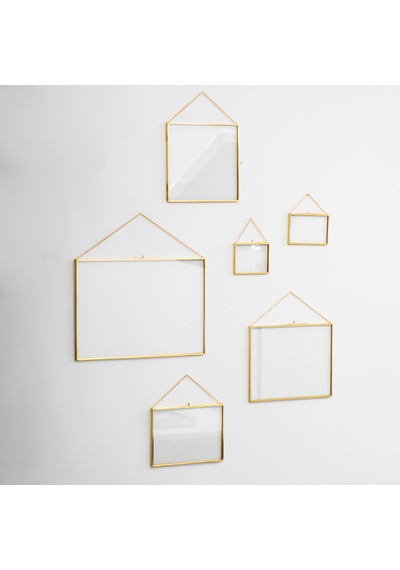 Fotoğraf Çerçevesi Cam Pirinç Gold Modern Özel Tasarım Dekoratif