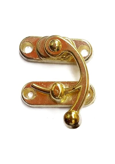 Kablo Kroşeleri Yay Gözü, Ahşap Kutu Klipsi - Küçük 28x33 Mm, Sarı, 100 Adet