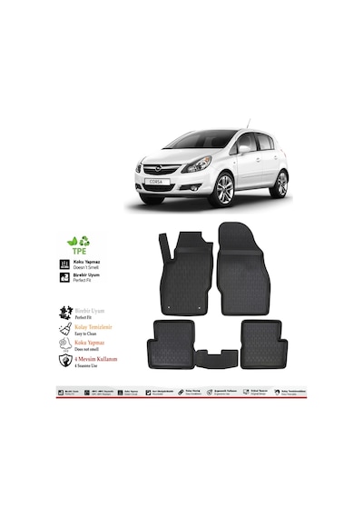 Opel Corsa E 2016 Model 4d Havuzlu Paspas
