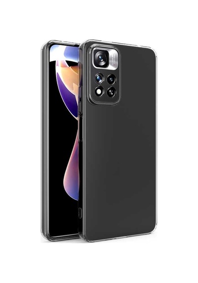 Xiaomi Redmi Note 11 Pro 5G Kılıf Kamera Korumalı Süper Silikon (526998802) Renksiz