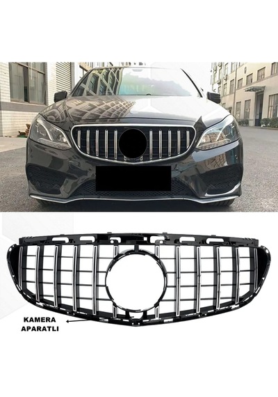 W212 E Seri Spor Ön Panjur Izgaralı Piano Black & Krom 2014-2016
