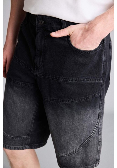 Defacto Baggy Fıt Bermuda G4201ax26smnm55 Gri-nm55