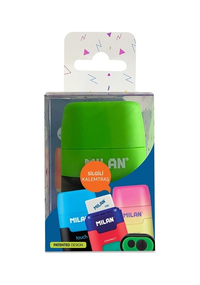 Mılan 4706116 Compact Touch Kalemtraş-silgi Blister