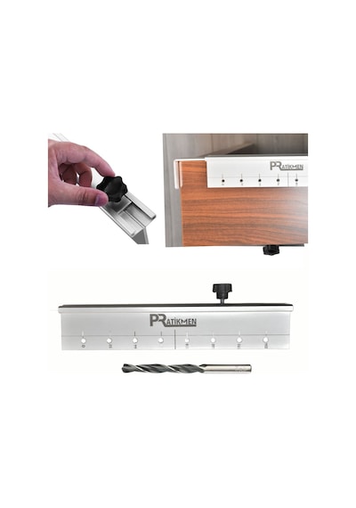 Hassas Kulp Delme Sabitleme Ve Montaj Aparatı 224 Mm