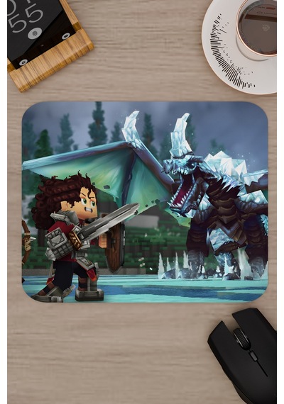 Hytale Kaymaz Dikişli Kauçuk Oyuncu Mousepad V3 - 22x18 Gaming Mouse Pad Fare Altlığı