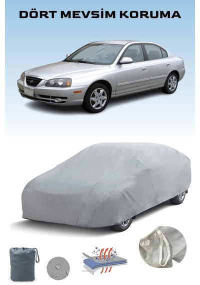 Hyundaı Elantra 4 Kapılı 2003 - 2006 Araba Brandası Oto Branda Gri