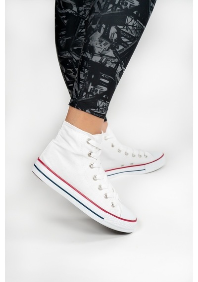 Unisex Keten Spor Ayakkabı (545291656) Beyaz