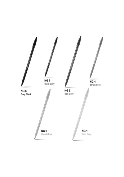 Eskiz Defteri A5 120 Gr 50 Yaprak Monami Plus Pen Su Bazlı Keçeli Kalem Seti 6'lı Grey Tones
