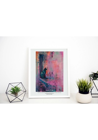 Paw-pow No:23 Art Print