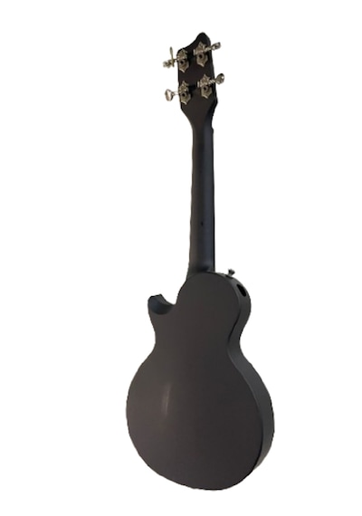 Carbon Fiber Ukulele Tam Profesyonel Ful Set Mat Siyah