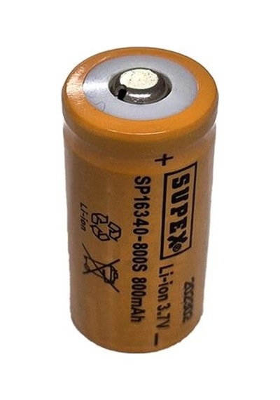 16340 3,7v 800 Mah Başlıklı Pil