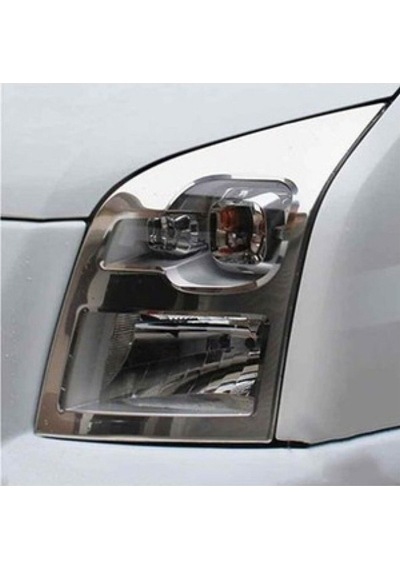 Ford Transit 2007-2013 Model Arası Krom Far Çerçevesi 2 Parça Paslanmaz Çelik