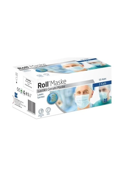 Roll Solüsyon Spreyi El Ve Cilt Dezenfektanı 100 Ml 2 Adet + 50 Adet Roll Maske 2 Paket