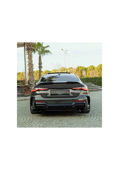Bmw 4 Serisi G22 Coupe 2020+ Spoiler Piano Black Bagaj Üstü Spoiler Eki