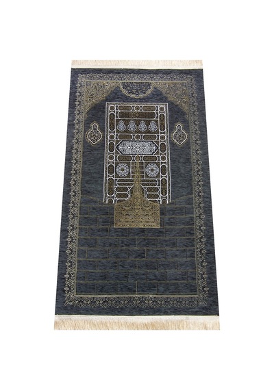 Kabe Kapısı Desenli Ultra Plus Şönil Seccade Seti-5