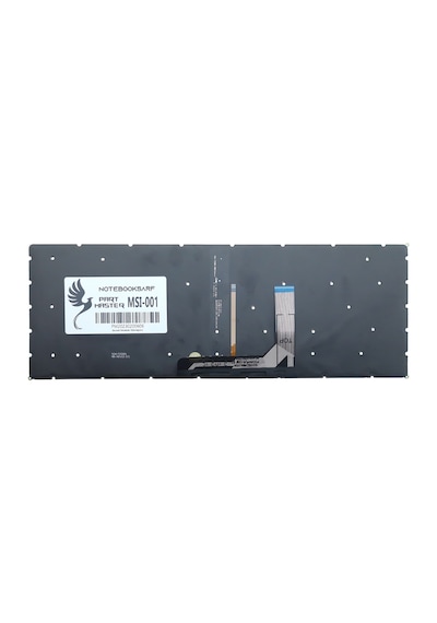 MSI Uyumlu Gf63 Thin 10uc-673xtr Notebook Klavye Işıklı -kırmızı-