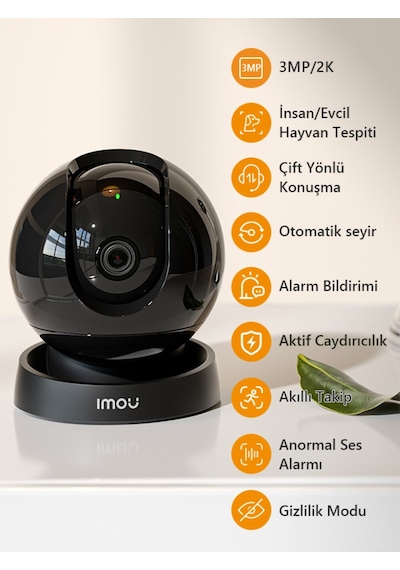Imou Rex 3d Iç Ortam Wi-fi Pt Kamera 3 Mp/2k Ipc-gs2dp-3k0w Imou Rex 3d Iç Ortam Wi-fi Pt Kamera 3 Mp/2k Ipc-gs2dp-3k0w