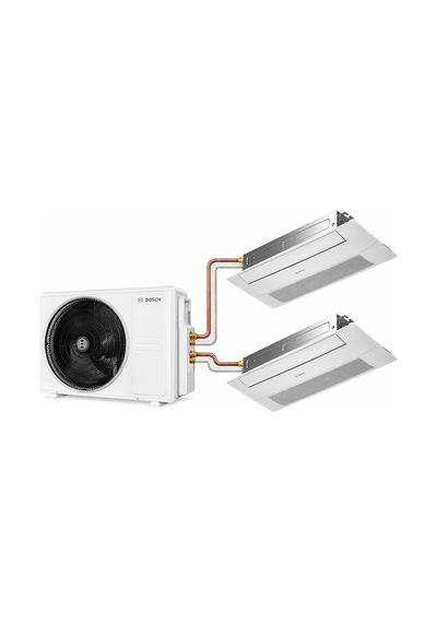 Bosch Multi 18000 BTU Dış 9+9 BTU İç Ünite 1+2 Sistem Tek Yön Kaset Tipi Klima