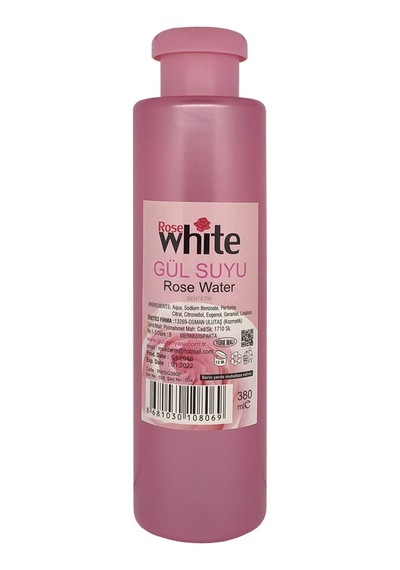 Rose White Sentetik Gül Suyu 380 ML