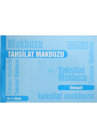 Gürmat Tahsilat Makbuzu Otokopili 14x19 cm 50x2 Nüsha Kod:25