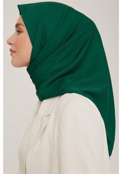 Armine Düz Twill Eşarp - Zümrüt 787 - Zümrüt 787
