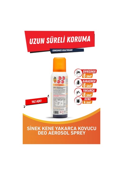Kovucu Deo Sprey 2'li Eko Set - Sinek Kene Yakarca Uzun Süre Koruma 2x100ml