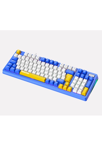 Bronzturq Mk1116 Rgb-abs Red Swıtch 3n1 Usb + 2.4g + Bluetooth Mekanik Klavye