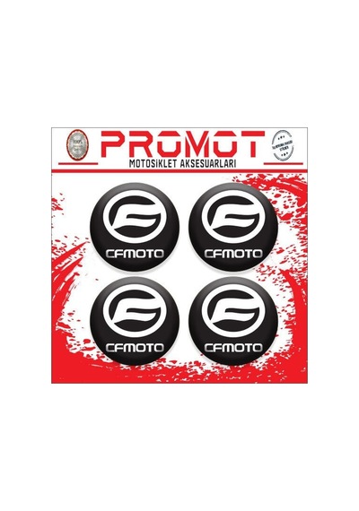 Cf Moto Uyumlu Damla Sticker 4cm-4 Adet 05 Diğer