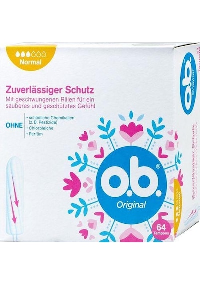 O.B. Tampon Original Normal 64'lü
