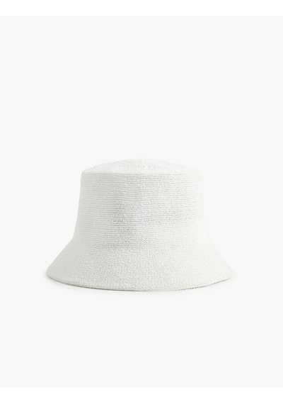 Koton Bucket Şapka Beyaz 6sak40093aa