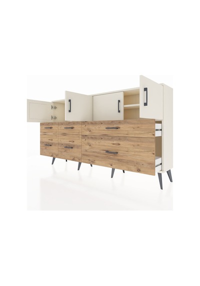 Arges Konsol 4 Raflı 6 Çekmeceli 4 Kapaklı 176x30x99 Aytaşı-aytaşı/çam Aytası/atlas Çam - Aytası Arges Konsol 4 Raflı 6 Çekmeceli 4 Kapaklı 176x30x99 Aytaşı-aytaşı/çam Aytası/atlas Çam - Aytası