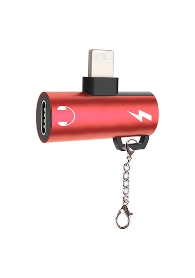 Ally Lightning to Dual Lightning Dönüştürücü Adaptör Kırmızı