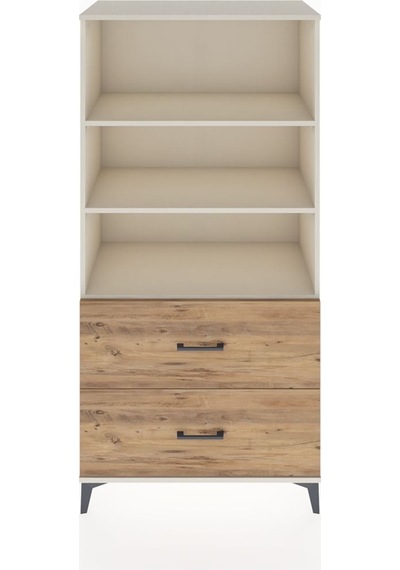 Hyperion Dolap 3 Raflı 2 Çekmeceli 88x44x182 Aytaşı-çam Aytaşı