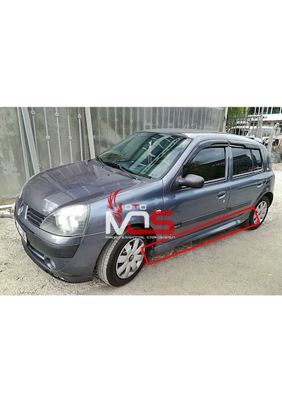 Renault Clio 2 Uyumlu Marşpiyel Sağ Sol Tk Fiberglass Boyasız