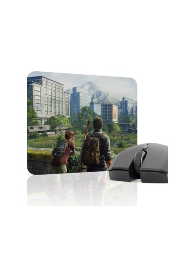 The Last Of Us Kaymaz Dikişli Kauçuk Oyuncu Mousepad V5 - 22x18 Gaming Mouse Pad Fare Altlığı