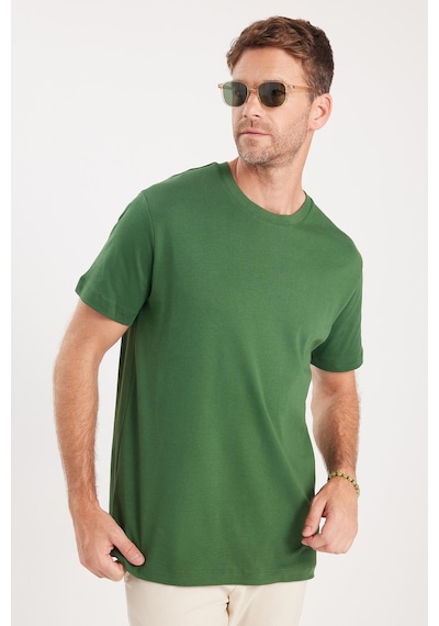 Tudors Unisex Relax Fit Rahat Kesim %100 Pamuk Yumuşak Dokulu Hafif Kalın Koyu Yeşil Bisiklet Yaka Tişört-34942 Koyu Yeşil Tudors Unisex Relax Fit Rahat Kesim %100 Pamuk Yumuşak Dokulu Hafif Kalın Koyu Yeşil Bisiklet Yaka Tişört-34942 Koyu Yeşil