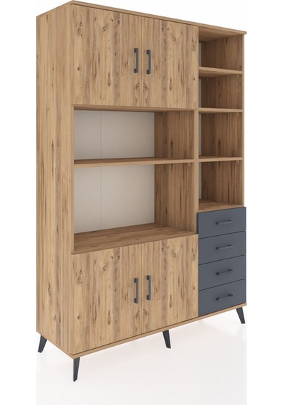 Hyperion Dolap 9 Raflı 4 Çekmeceli 4 Kapaklı 132x44x195 Çam-çam/antrasit Atlas Çam/antrasıt Hyperion Dolap 9 Raflı 4 Çekmeceli 4 Kapaklı 132x44x195 Çam-çam/antrasit Atlas Çam/antrasıt
