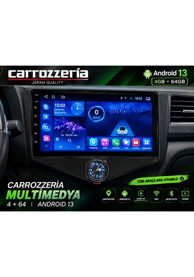 Carrozzerıa 9 Androıd Multimedya Android 13 4 Gb Ram 64 Gb Hafıza 9"